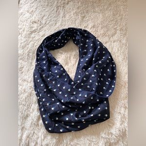 J. Crew 100% silk infinity scarf LIKE NEW